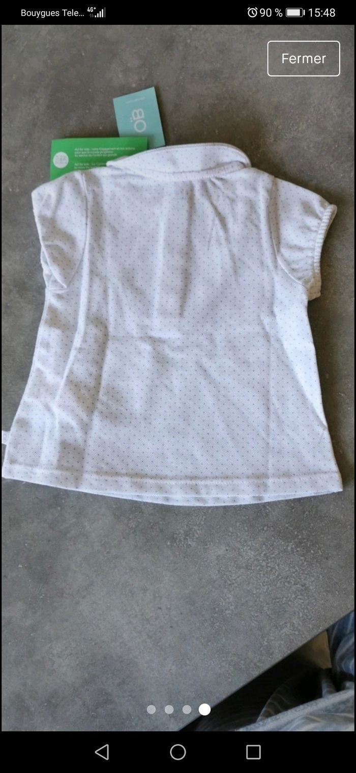 Tee shirt neuf, 6 mois - photo numéro 3