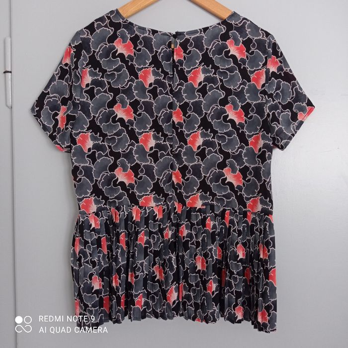 Blouse grise à fleurs t40 - photo numéro 8