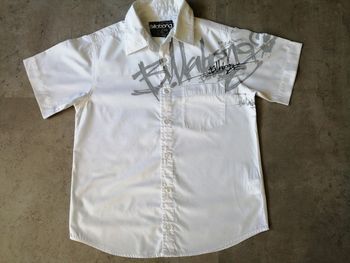 Chemise blanche et grise 12 ans Billabong