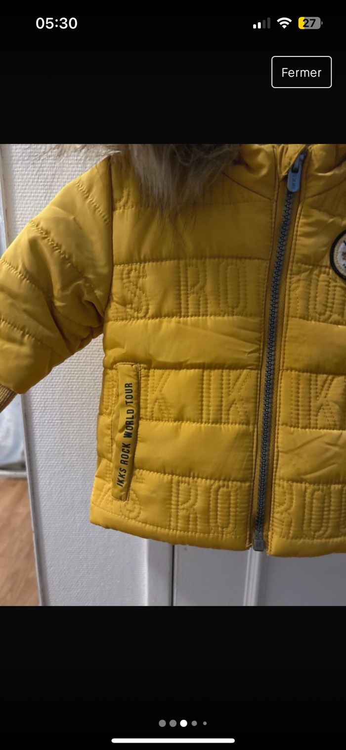 Manteau ikks fausse fourrure - photo numéro 3