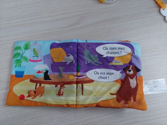 Livre en tissus Ou est mon bébé ? Crackboom - photo numéro 2
