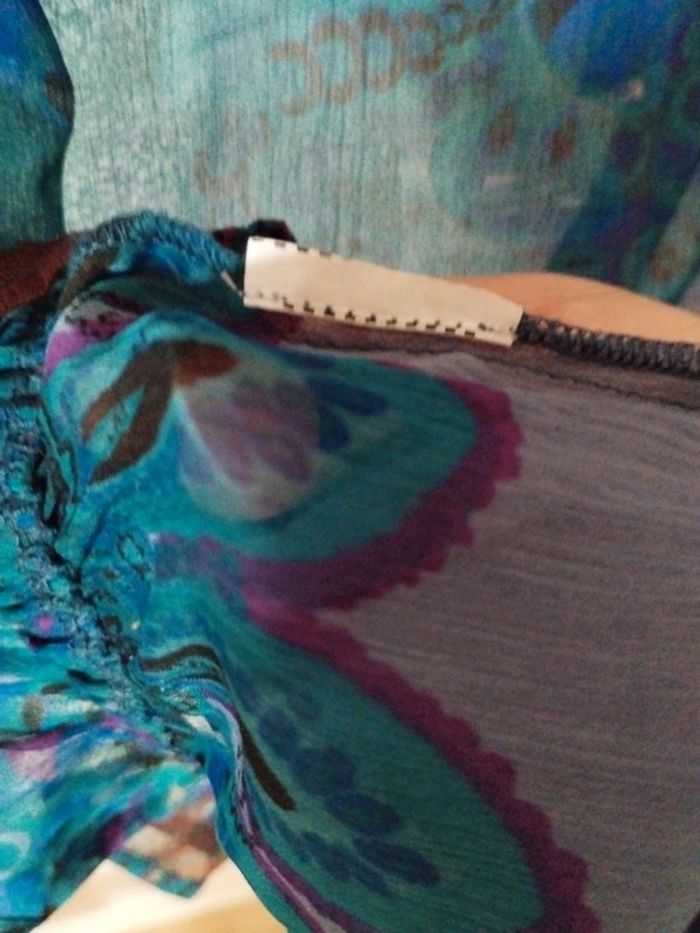 Blouse Desigual voile XL - photo numéro 4