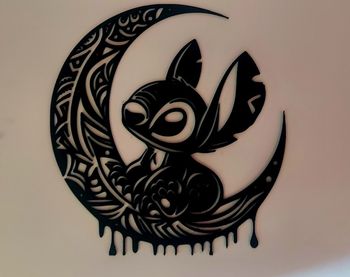 Décoration murale Stitch tribal