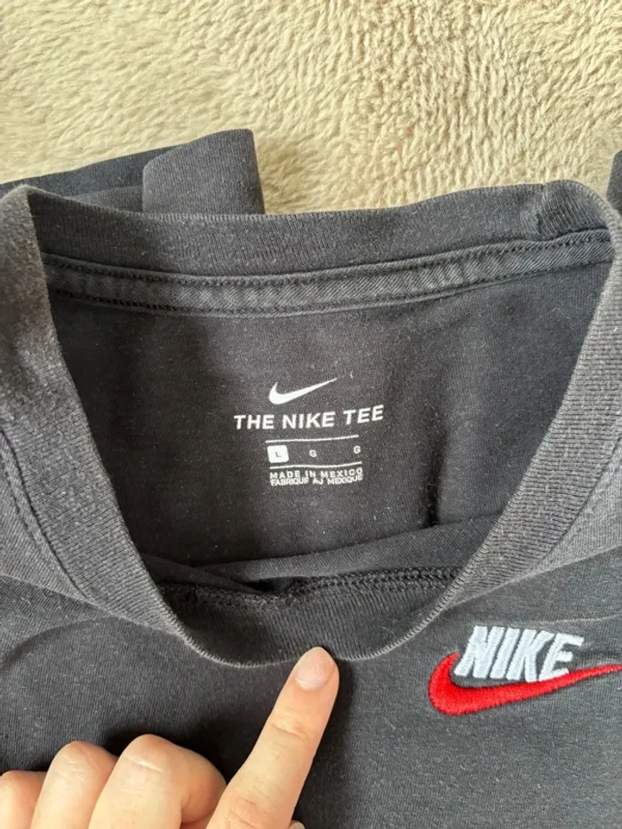 tee shirt nike noir - photo numéro 2
