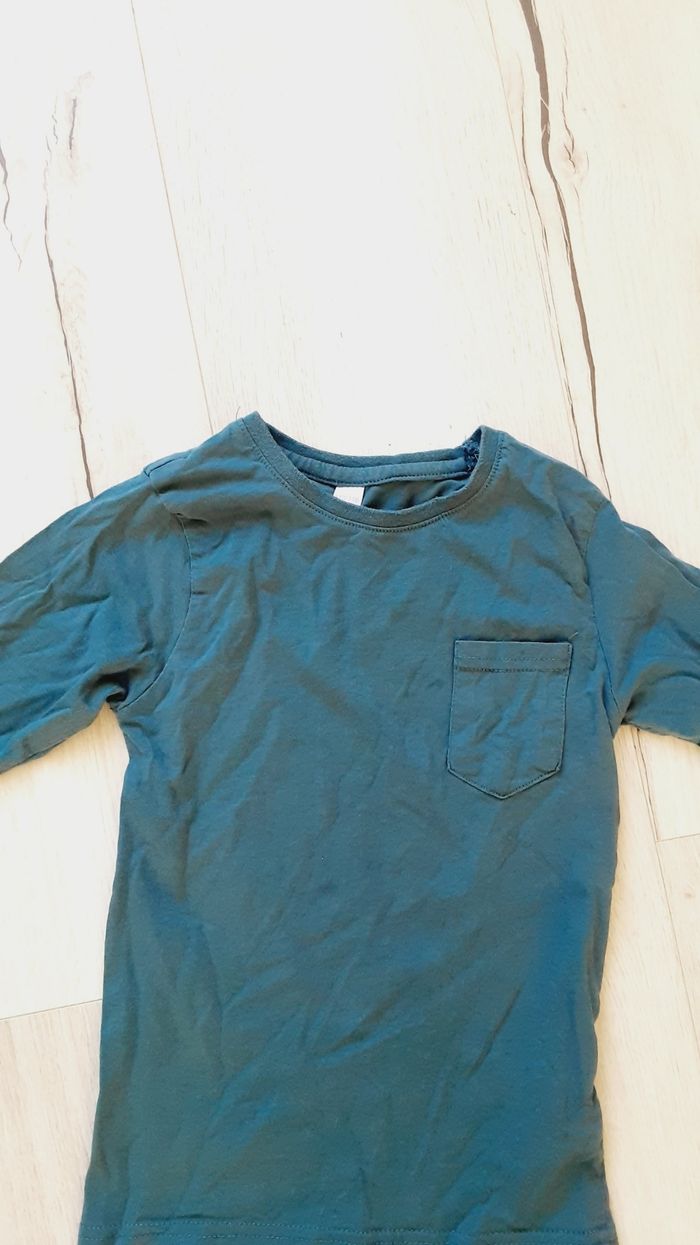 Vêtement garçon tee-shirt manches longues Zeeman 6 ans - photo numéro 2