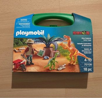 Mallette Playmobil dinosaure 70108