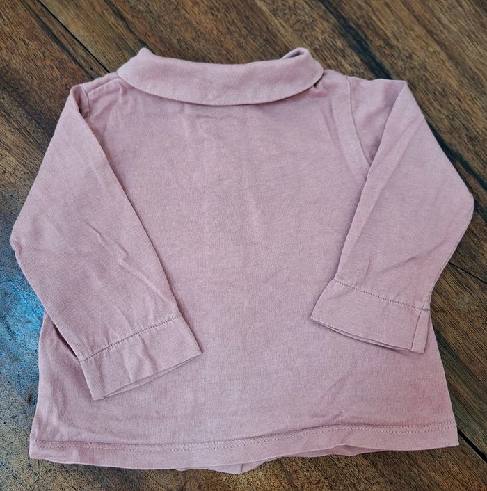 Tee Shirt Manches Longues Violine Sergent Major 9 Mois - photo numéro 2