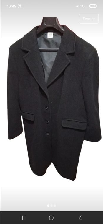 Manteau long 48 - 70% laine m&s mode