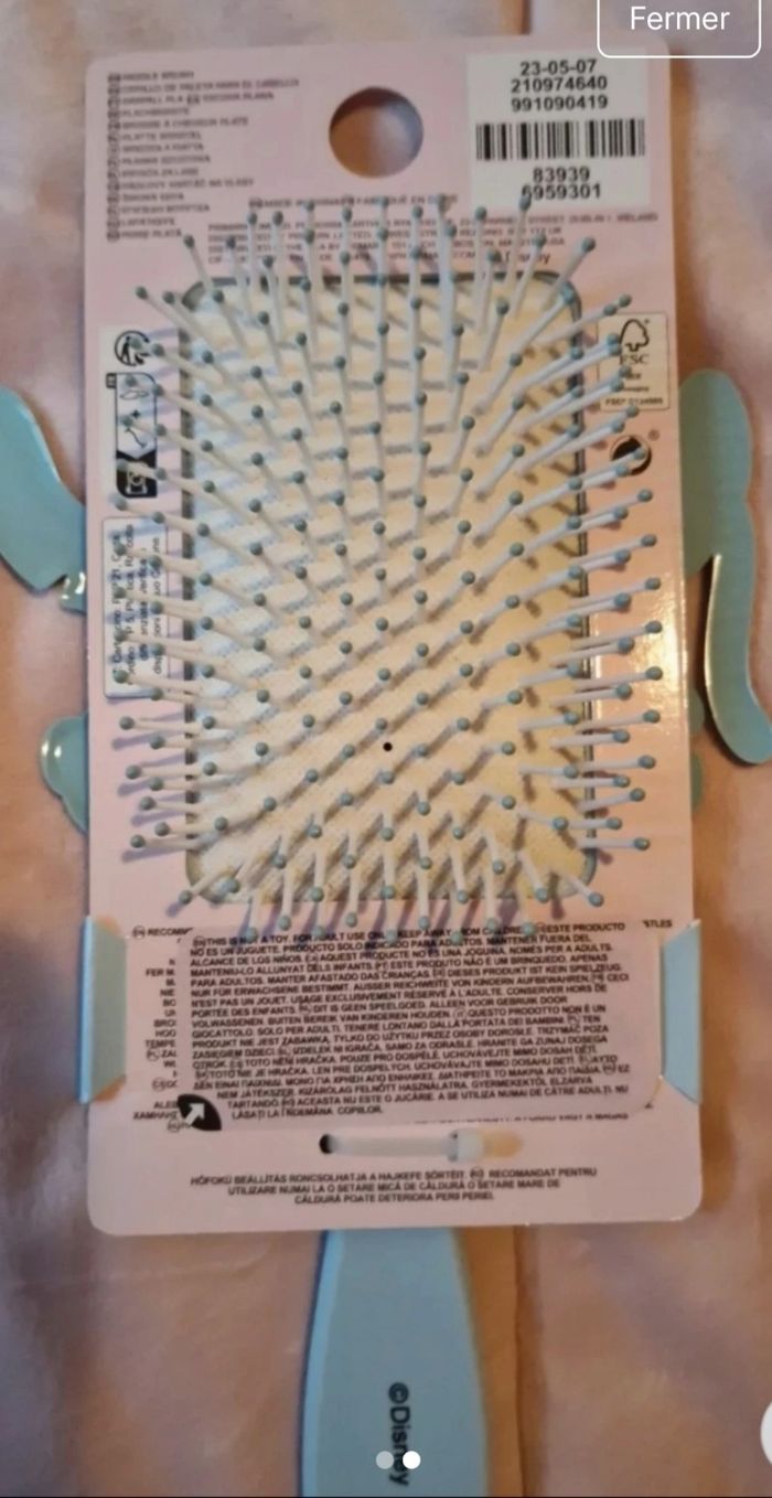 Brosse à cheveux Stitch et Angel - photo numéro 2