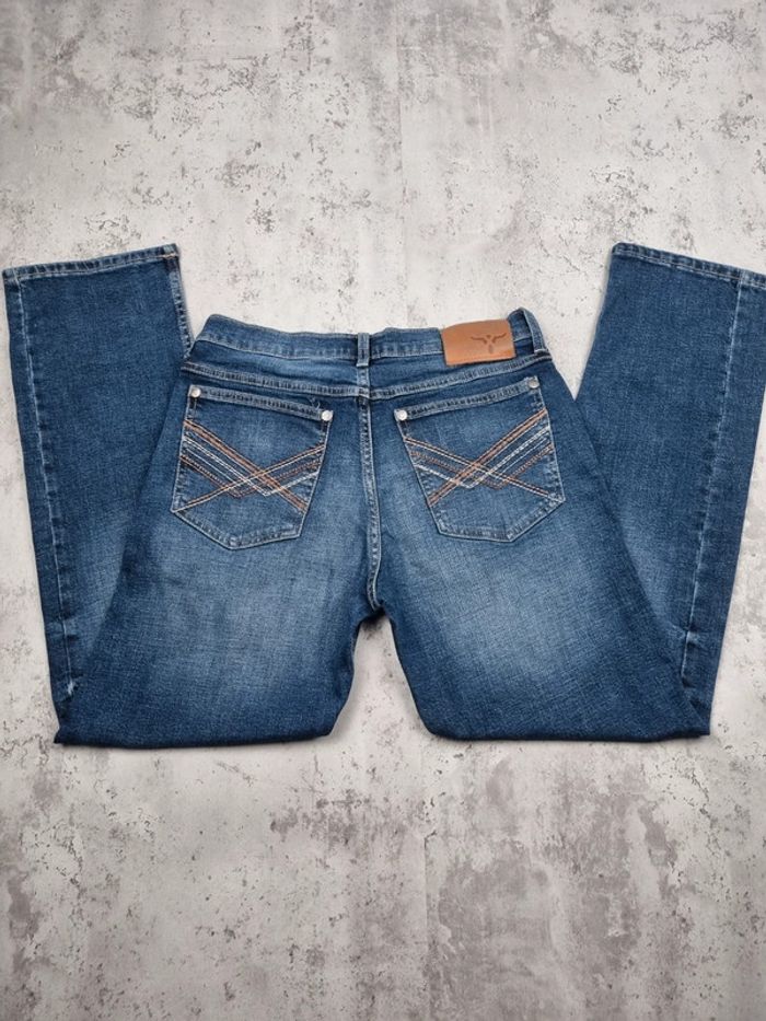 Jean Wrangler bleu Taille 30x30 (mesures en photos) - photo numéro 3