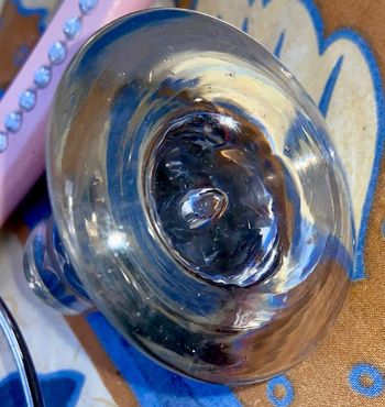 Gros bouchon en verre pour carafe ou autre