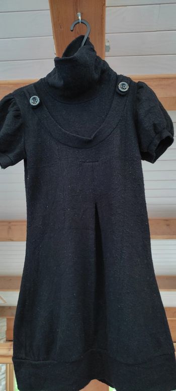 Tunique noire taille unique toute douce