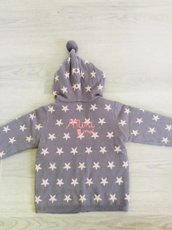 Gilet bébé fille 18 mois mini-moi cadet rousselle