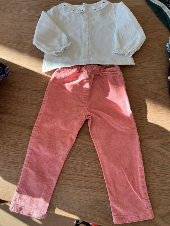 Ensemble pantalon et blouse T.2a - photo numéro 7