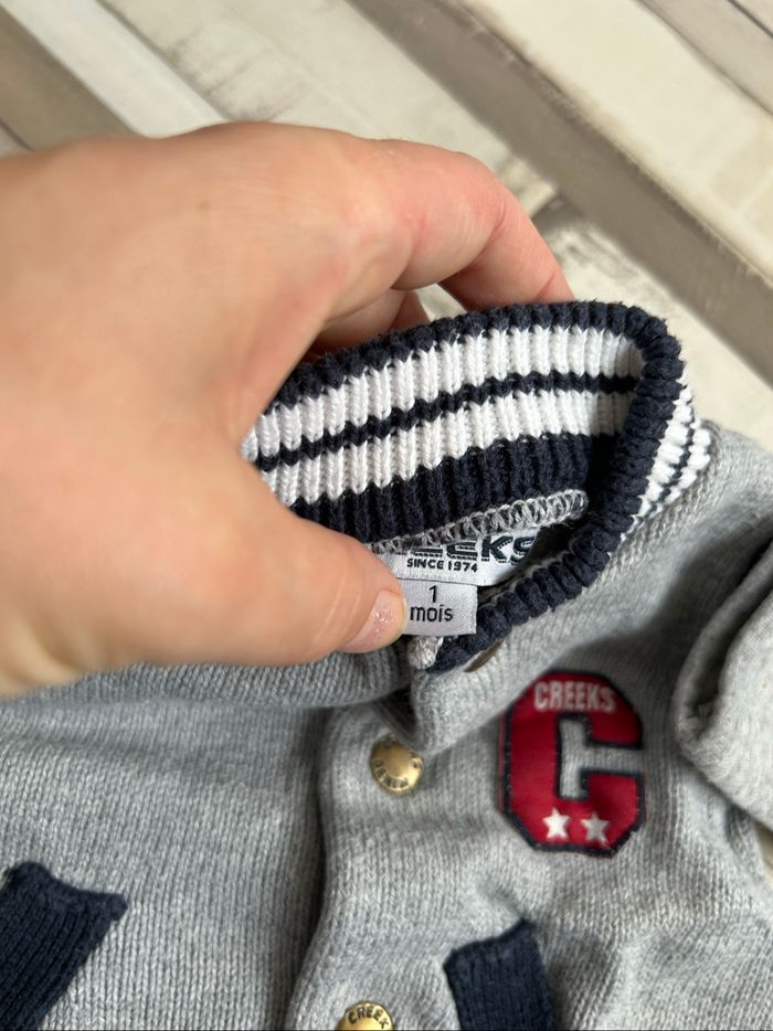 Lot de 4 gilets bébé garçon 1 mois - photo numéro 5