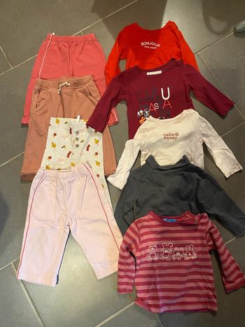 12 mois bébé fille lot