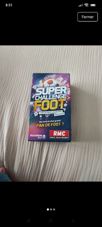 Super challenge foot.