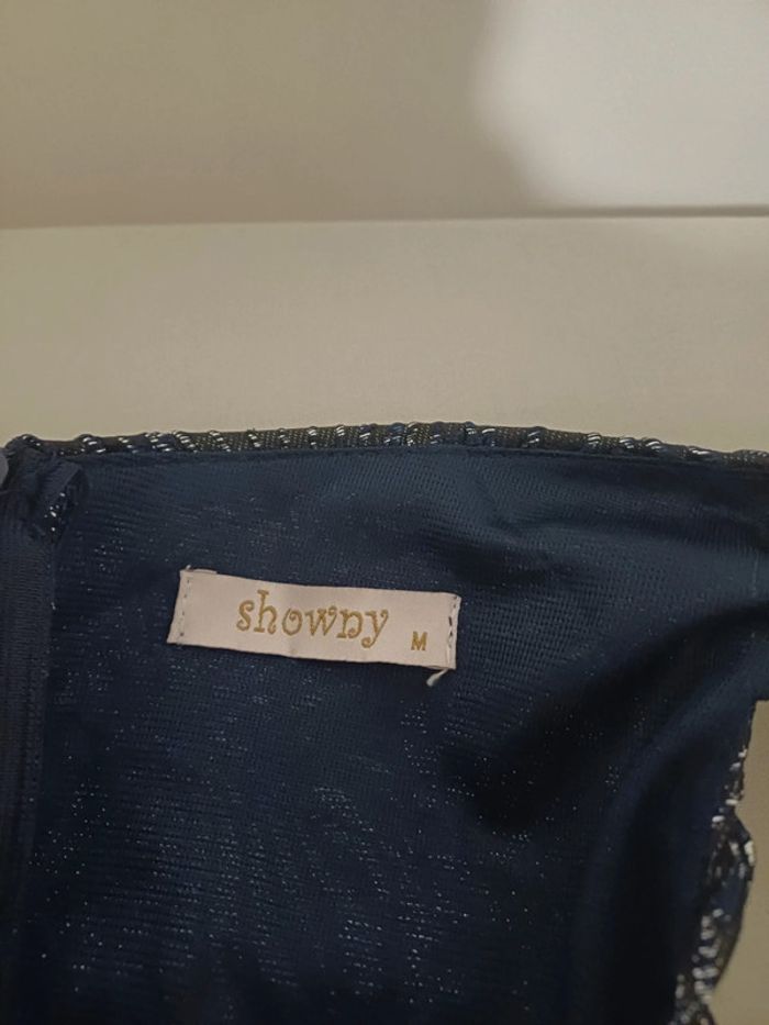 Robe chic à motifs pailletée Showny taille S 36 - photo numéro 9