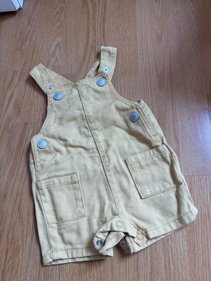 Salopette short 3 mois