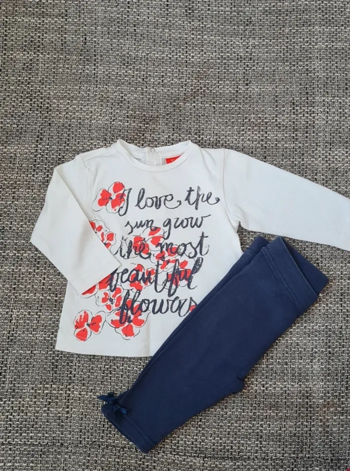 ● 3 mois ● Tee-shirt ML avec leggings
