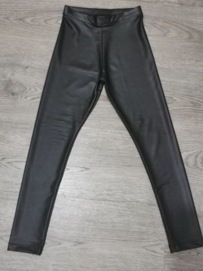 Pantalon zara simili cuir 7 ans Neuf