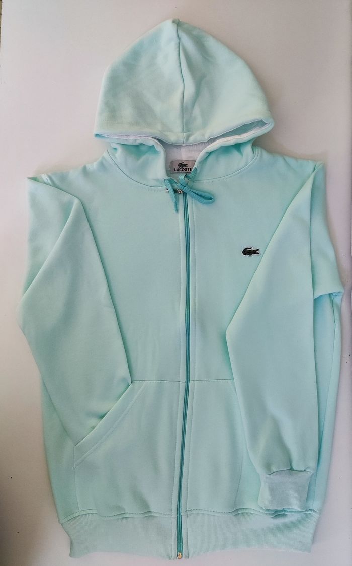 Ensemble jogging Lacoste vert clair taille S - photo numéro 2