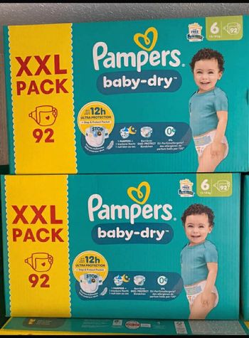 Pampers 6 XXL : 2 cartons 