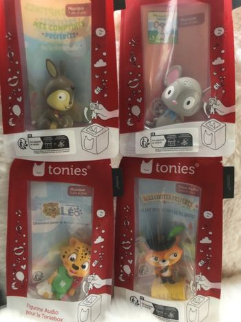 Lot de 4 Tonies à partir de 3 ans et plus