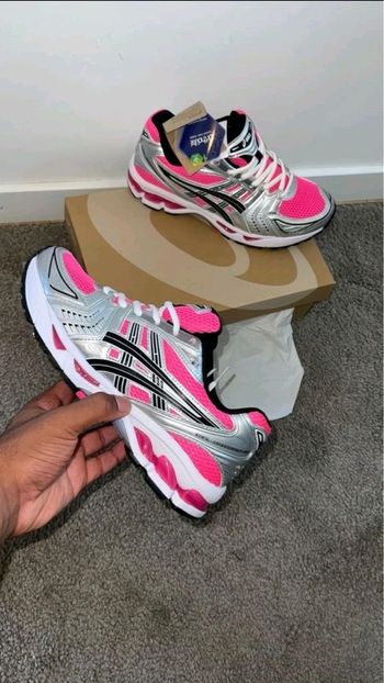 Asics kayano 14 rose gris 37