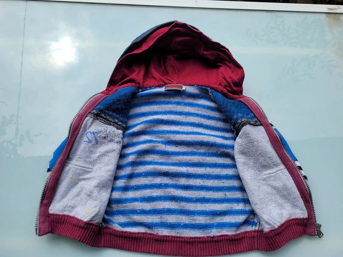 Superbe gilet à capuche Catimini Funky Bar, 2 ans - photo numéro 4
