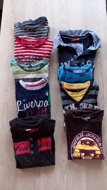 Lot T-shirts grandes manches 5 ans