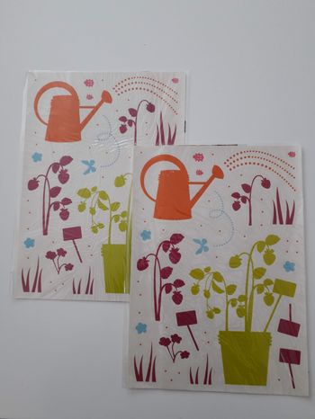 2 planches autocollants
