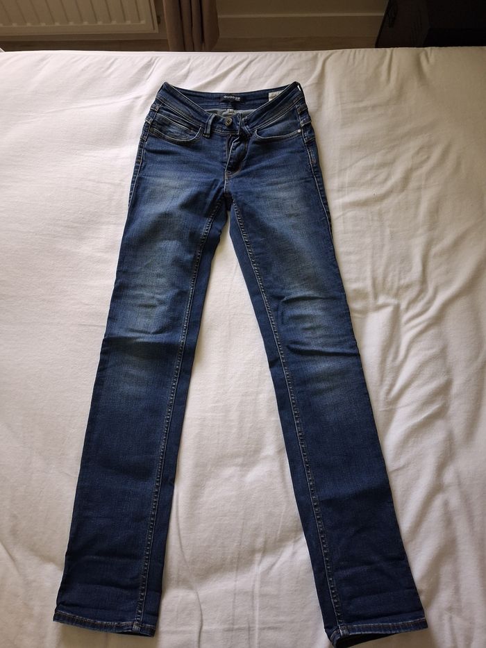 Jean's femme bleu Stone regular - photo numéro 2
