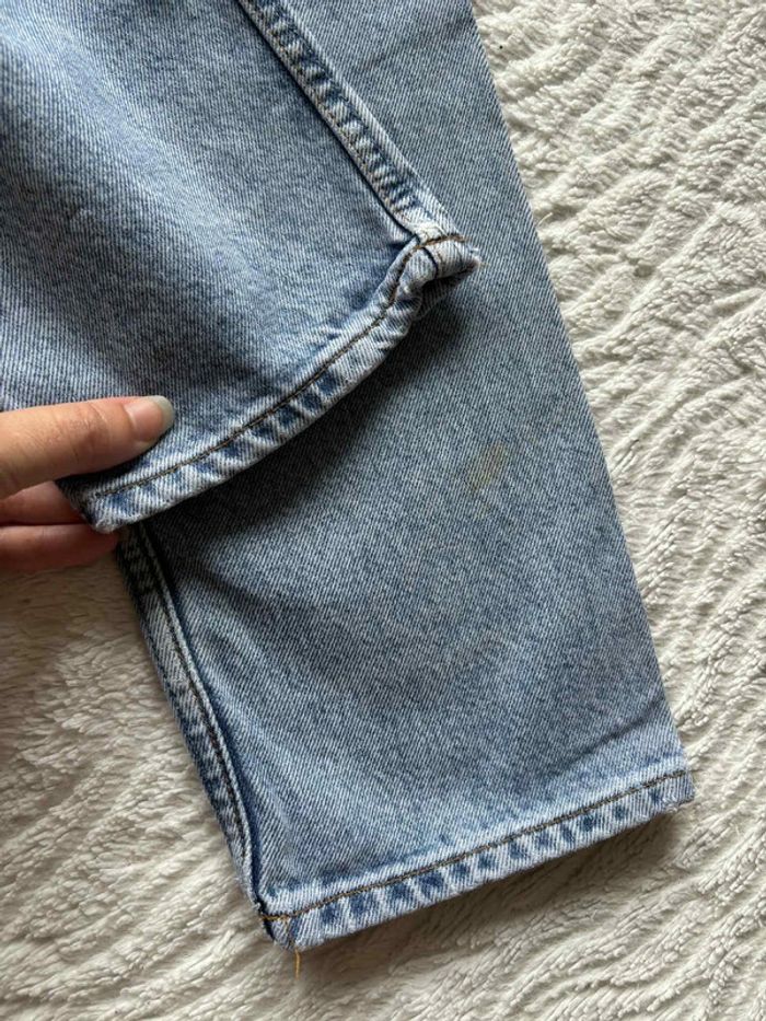 Jean Lévis 534 vintage 90s bleu clair taille haute coupe droite fuselé slim taille X/34 rare - photo numéro 12