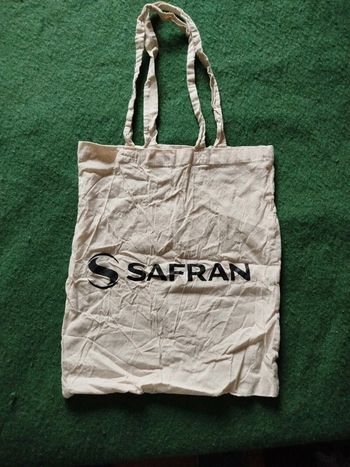 Tote bag/dac en tissu safran