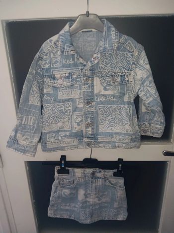 Ensemble veste + jupe Disney x Keith Haring x H&M 4 ans