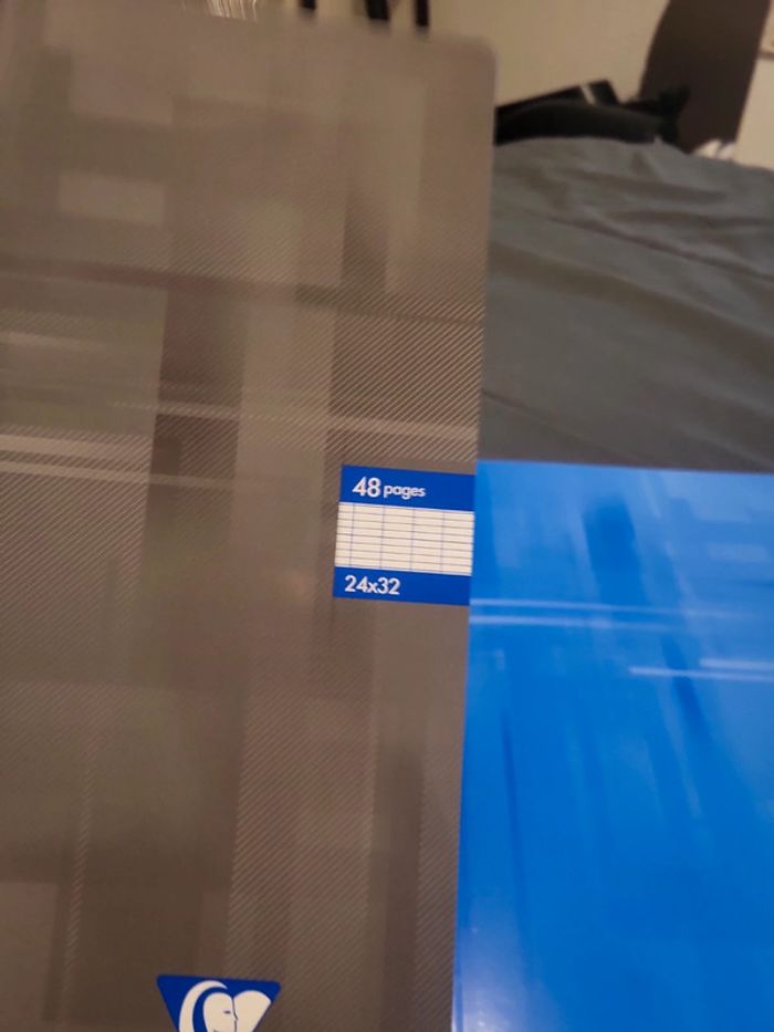 Lot 2 cahier 24x32 48 pages clairefontaine - photo numéro 2