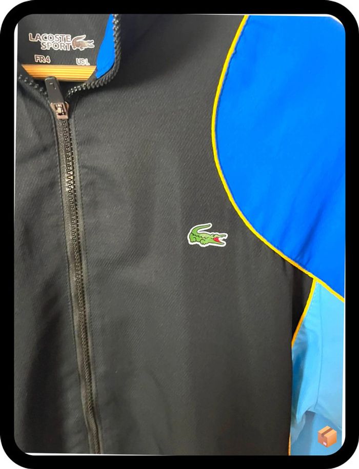 Veste Lacoste – Noir et Bleu – Homme – Taille L - photo numéro 2