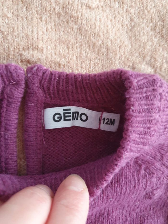 Lot 2 pulls chauds kiabi/gemo 12mois - photo numéro 3