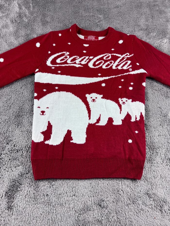 Pull de Noël Ours Coca-Cola x Pull&Bear Rouge Taille XS - photo numéro 6