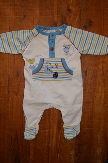 Pyjama fin 1 mois Sergent Major