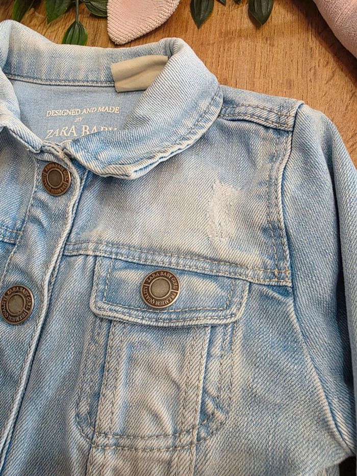 Veste en jean Zara 12-18 mois 86 cm - photo numéro 3