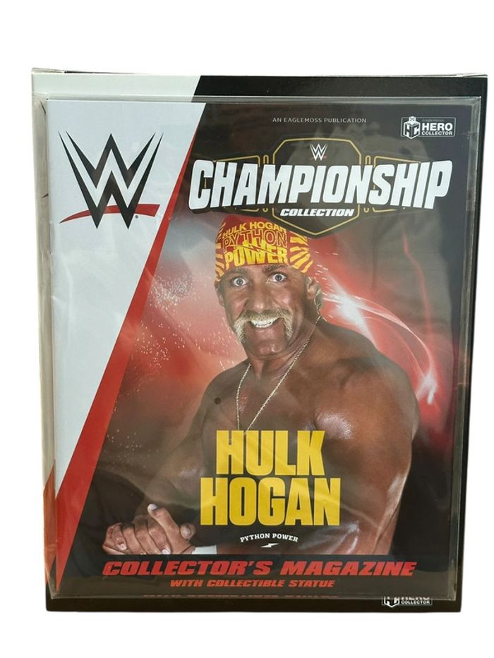Figurine catch WWE Championship Hulk Hogan Eaglemoss Hero Collector neuf - photo numéro 2