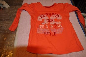 T shirt ml 7/8 ans fille