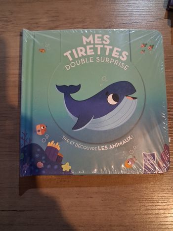 Livre a tirette double surprise les animaux 