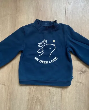 Joli sweat avec petit renne  « My deer love »