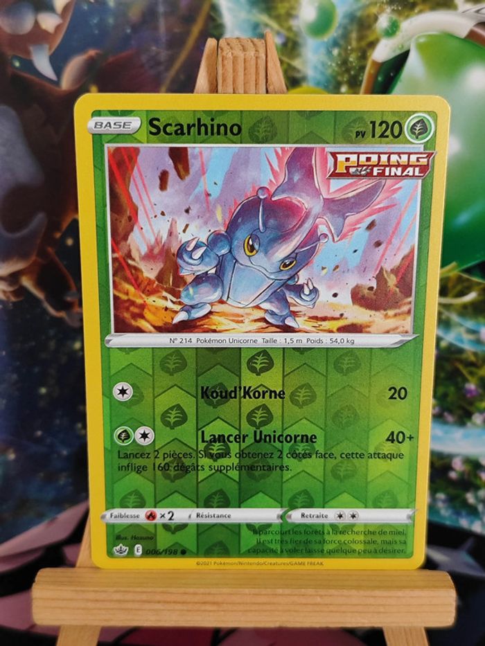 Scarhino reverse 6/198 Règne de Glace