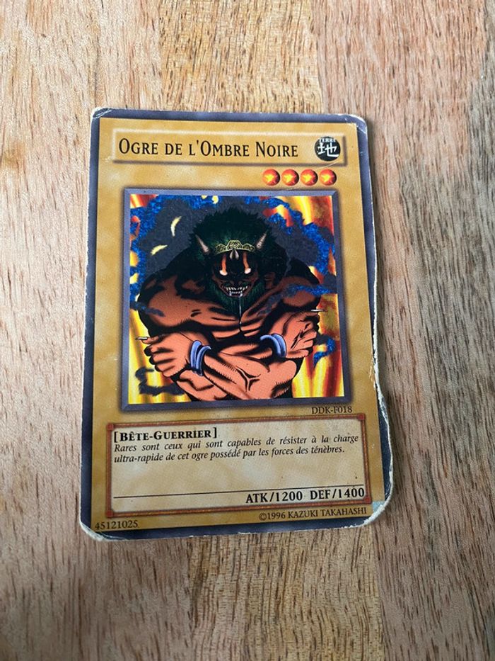 Carte Yu-Gi-Oh! Ogre de l’ombre noire DDK-F018 1996