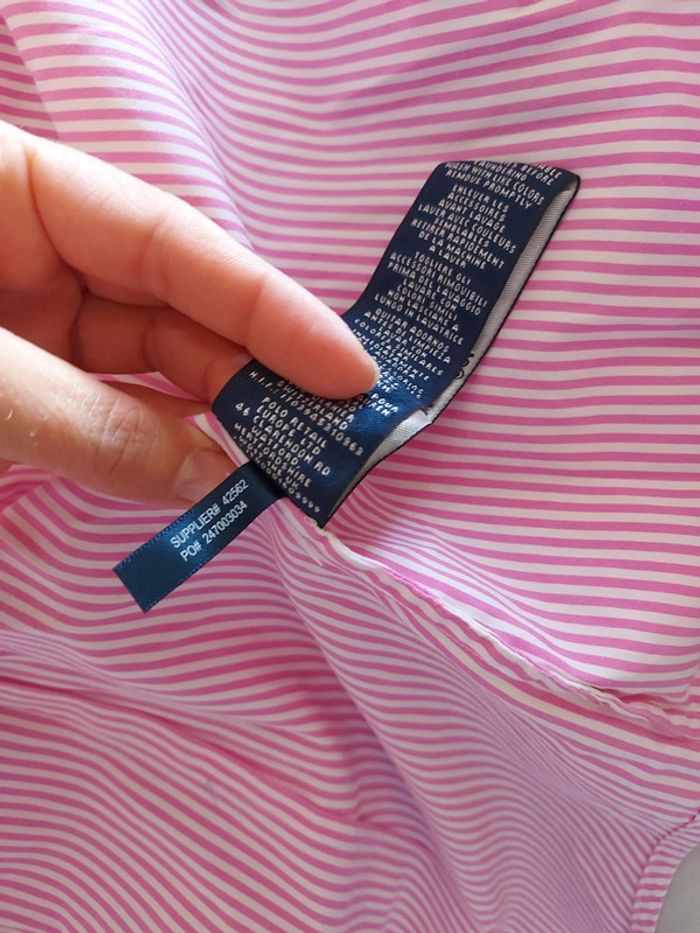 Chemise rayures rose - photo numéro 6