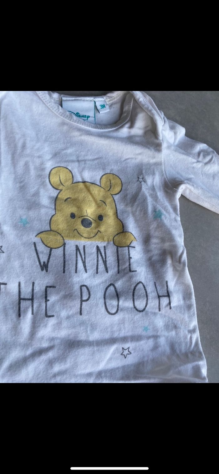 Body manches longues Winnie l'Ourson 3 mois - photo numéro 4